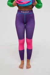 Legginsy termoaktywne damskie Powder Hound. Czerwone legginsy OOSC, s, bez wzorów, z materiału, na fitness i siłownię. Za 269.99 zł.