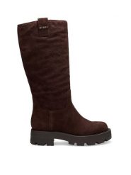 Guess Kozaki FLFL2Y SUE11 Brązowy. Brązowe kozaki Guess, ze skóry, bez obcasa, na płaskiej podeszwie, bez zapięcia. Za 824.99 zł.