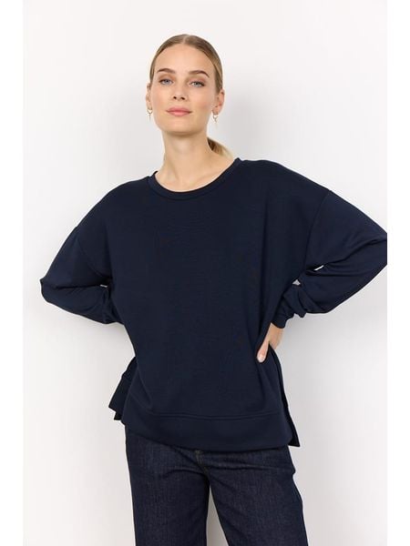 Soyaconcept Bluza w kolorze granatowym rozmiar: S. Niebieskie bluzy Soyaconcept, s, bez wzorów, bez kaptura. Za 55.95 zł.