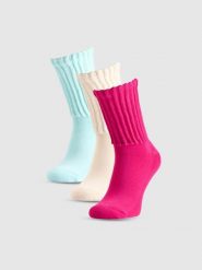 4F Skarpety casual za kostkę (3-pack) damskie - multikolor 35-38. Skarpety 4f, bez wzorów. Za 69.99 zł.