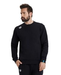 Bluza Arena Crew Solid. Czarne bluzy Arena, l, bez wzorów, z bawełny, bez kaptura. Za 295.50 zł.
