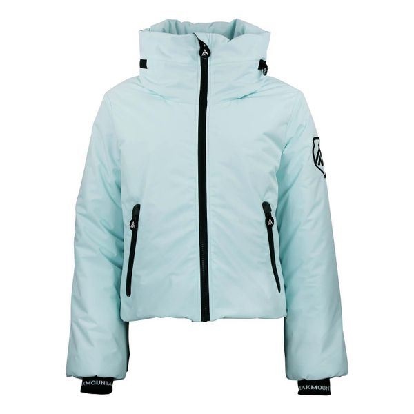 Kurtka damska Peak Mountain Ally. Niebieskie kurtki narciarskie Peak Mountain, bez wzorów, bez kaptura, narciarskie. Za 600.60 zł.