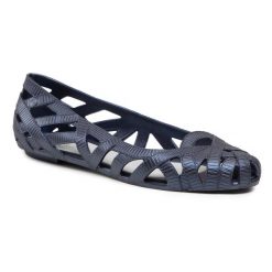 Baleriny Melissa. Niebieskie baleriny Melissa, bez wzorów, bez obcasa. Za 189.99 zł.
