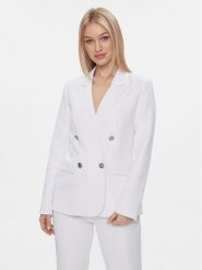 Guess Marynarka Amanda W4RN41 WFWX2 Biały Regular Fit. Białe marynarki i żakiety Guess, m, z aplikacjami, z syntetyku. Za 719.99 zł.