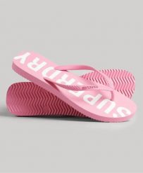 Superdry Klapki Code Core Sport z gumy — Marne Pink/Optic. Czerwone klapki Superdry, bez wzorów, z gumy, bez obcasa. Za 145.75 zł.