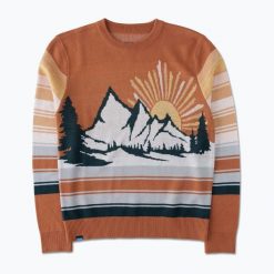 Sweter damski KAVU Hillrose. Brązowe swetry KAVU, bez wzorów, bez ramiączek. Za 289.99 zł.