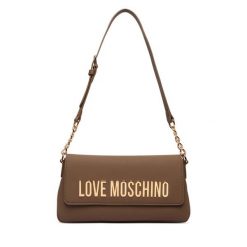 Torebka LOVE MOSCHINO. Brązowe listonoszki Love Moschino, bez wzorów, bez dodatków. Za 809.99 zł.