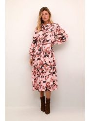 Cream Sukienka "Elena" w kolorze czarno-jasnoróżowym rozmiar: 34. Różowe sukienki Cream, na co dzień, bez wzorów, z wiskozy, bez kołnierzyka, bez ramiączek, midi, proste. Za 144.92 zł.