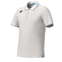 Koszulka polo Arena Team Polo shirt Solid Cotton. Białe koszulki polo Arena, xl, bez wzorów, z bawełny, bez kołnierzyka, bez ramiączek. Za 218.00 zł.
