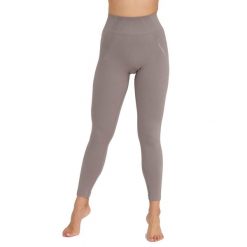 Legginsy damskie z wysokim stanem Brubeck CASUAL. Brązowe legginsy Brubeck, m, bez wzorów, z elastanu, z podwyższonym stanem. Za 169.00 zł.