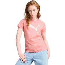 Koszulka Puma Ess Metallic Tee, Kobiety. Czerwone koszulki sportowe Puma, bez wzorów, z bawełny, bez ramiączek. Za 190.00 zł.