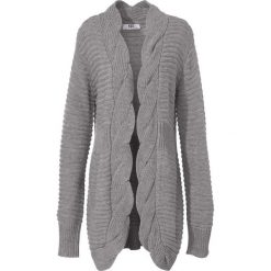 Sweter bez zapięcia bonprix jasnoszary melanż. Swetry marki bonprix. Za 109.99 zł.