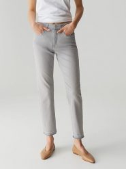 OPUS Dżinsy "Melly" - Slim fit - w kolorze szarym rozmiar: 38/L28. Szare jeansy Opus, l, z aplikacjami, z podwyższonym stanem. Za 201.95 zł.