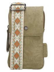 Beagles Torebka w kolorze khaki na telefon - 11 x 20 x 2 cm rozmiar: onesize. Brązowe torby na ramię Beagles, bez wzorów, z materiału, przez ramię, bez dodatków. Za 56.99 zł.