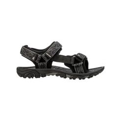 Sandały turystyczne Hannah Belt. Czarne sandały Hannah, bez wzorów, bez obcasa, bez zapięcia. Za 185.55 zł.