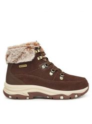 Skechers Trekkingi Trego 167882/CHOC Brązowy. Brązowe obuwie sportowe Skechers, ze skóry, trekkingowe. Za 449.99 zł.