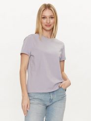 Mustang T-Shirt Alina 1012837 Fioletowy Regular Fit. Fioletowe t-shirty Mustang, xs, bez wzorów, z bawełny, bez kołnierzyka, bez ramiączek. Za 59.99 zł.