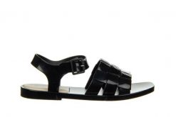Sandały Melissa Basket Sandal Ad Black Beige 010449, Czarny, Guma - 37. Czarne sandały Melissa, bez wzorów, z gumy, wakacyjne, bez obcasa, bez zapięcia. W wyprzedaży za 179.10 zł.