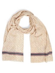 Tommy Hilfiger Szalik Kobiety Bawełna beżowy|brązowy, ONE SIZE. Brązowe szaliki TOMMY HILFIGER, bez wzorów, z bawełny, eleganckie. Za 289.95 zł.