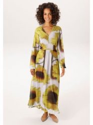 Aniston Sukienka w kolorze zielono-szarym rozmiar: 38. Szare sukienki Aniston, bez wzorów, bez kołnierzyka, bez ramiączek, maxi. Za 173.99 zł.