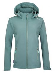 Westfjord Kurtka softshellowa 2w1 "Eldfjall" w kolorze miętowym rozmiar: L. Zielone kurtki sportowe Westfjord, l, bez wzorów, z polaru, bez kaptura, outdoorowe. Za 210.81 zł.