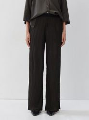 Someday. Spodnie w kolorze czarnym rozmiar: 36. Brązowe spodnie materiałowe someday., na co dzień, bez wzorów, z materiału. Za 188.40 zł.