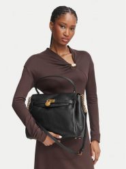 MICHAEL Michael Kors Torebka Hamilton 30F6ANXS7E Czarny. Czarne torebki klasyczne MICHAEL Michael Kors, bez wzorów, ze skóry, bez dodatków. Za 1,739.00 zł.