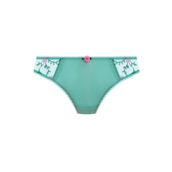 Stringi damskie Freya Love Crush. Zielone stringi Freya, z aplikacjami. Za 159.50 zł.