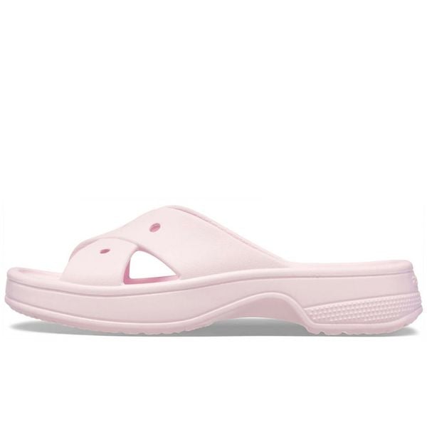 Sandały Damskie Crocs Classic Z Paskiem Krzyżowym Damskie. Czerwone sandały Crocs, bez wzorów, bez obcasa, bez zapięcia. W wyprzedaży za 245.00 zł.