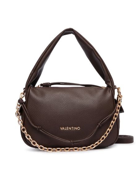 Valentino Torebka Saphira Re VBSA6E08 Brązowy. Brązowe torebki klasyczne Valentino, bez wzorów, ze skóry, bez dodatków. Za 679.99 zł.