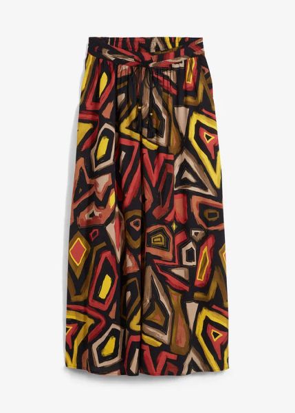 Spódnica maxi z lejącej wiskozy. Czerwone spódnice bonprix, bez wzorów, z wiskozy, eleganckie, maxi. Za 59.99 zł.