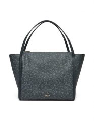 TOUS Torebka Kaos Mini Lines 2002183748 Szary. Szare shopper Tous, bez wzorów, ze skóry, bez dodatków. Za 659.99 zł.