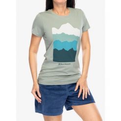 Koszulka damska Black Diamond Vista Tee - atmosphere XS. Szare koszulki sportowe Black Diamond, bez wzorów, bez ramiączek. Za 212.00 zł.