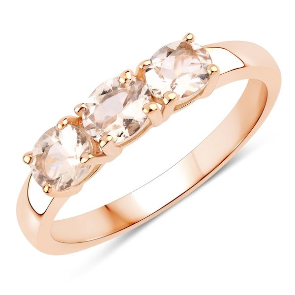 Rafaela Donata Pierścionek Srebro wysokiej próby Różowy złoty Pierścionki 1 ct Damski. Czerwone pierścionki Rafaela Donata, z morganitem, pozłacane. Za 479.99 zł.
