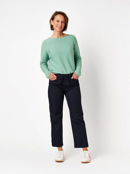 Relaxed by TONI Spodnie w kolorze granatowym rozmiar: 38. Niebieskie spodnie materiałowe Relaxed by TONI, na co dzień, bez wzorów, z materiału. Za 154.95 zł.