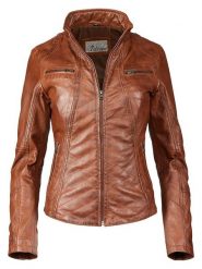 7eleven Skórzana kurtka w kolorze jasnobrązowym rozmiar: 48. Brązowe kurtki 7eleven, bez wzorów, ze skóry, bez kaptura. Za 434.99 zł.