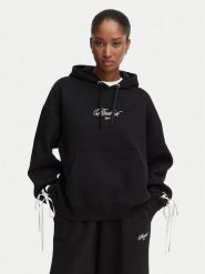 Reebok Bluza Dagmara RK25698CCW Czarny Oversize. Czarne bluzy Reebok, xs, bez wzorów, z syntetyku, bez kaptura. Za 279.99 zł.