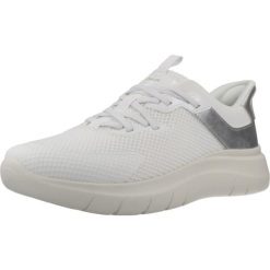 Buty GEOX D PLUMMERY PLUS Biały. Białe obuwie sportowe Geox, z syntetyku, bez zapięcia. Za 390.99 zł.