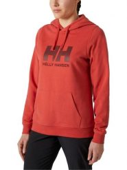 Bluza Damska Helly Hansen Hh Logo. Czerwone bluzy Helly Hansen, xs, bez wzorów, z bawełny, z kapturem. Za 379.00 zł.