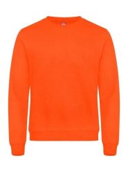 Clique Basic Roundneck bluza unisex visibility orange. Brązowe bluzy CLIQUE, l, bez wzorów, z bawełny, bez kaptura. Za 157.03 zł.