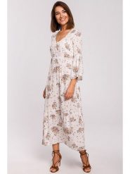 Stylove Sukienka w kolorze białym rozmiar: L. Białe sukienki Stylove, l, bez wzorów, z koronki, bez kołnierzyka, bez ramiączek, maxi. Za 202.50 zł.