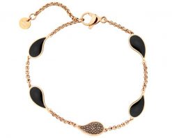 Bransoletka ze stali szlachetnej z kryształami. Bransoletki Artelioni, ze stali. Za 199.00 zł.