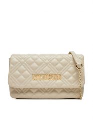 LOVE MOSCHINO Torebka JC4097PP1MLA0110 Écru. Torebki klasyczne Love Moschino, bez wzorów, ze skóry, bez dodatków. Za 379.99 zł.