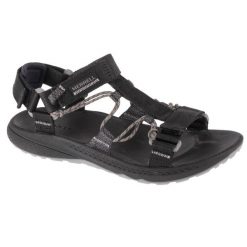 Sandały damskie, Bravada 2 Strap Sport W Sandal. Fioletowe sandały Merrell, bez wzorów, z gumy, sportowe, bez obcasa, bez zapięcia. Za 428.00 zł.