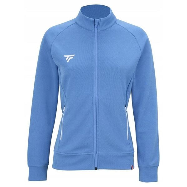 Bluza rozpinana tenisowa damska Tecnifibre Team Jacket. Niebieskie bluzy TECNIFIBRE, bez wzorów, bez kaptura. W wyprzedaży za 251.00 zł.