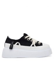Inuikii Trampki Matilda Canvas Low 30102-025 Czarny. Czarne trampki Inuikii, bez wzorów, z materiału, bez zapięcia. Za 979.99 zł.