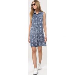 Niebieska Sukienka Prettiful. Niebieskie sukienki Born2be, na co dzień, l, bez wzorów, bez kołnierzyka, bez ramiączek, mini, koszulowe. Za 69.99 zł.