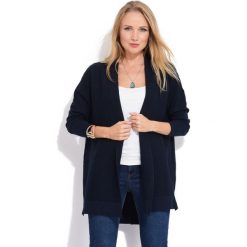 FILLE DU COUTURIER kardigan damski Destiny 36 ciemny niebieski. Niebieskie kardigany Fille Du Couturier, bez wzorów, z materiału. W wyprzedaży za 251.00 zł.