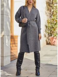 LA Angels Kardigan w kolorze szarym rozmiar: M. Szare kardigany LA Angels, m, bez wzorów, z tkaniny. Za 175.26 zł.