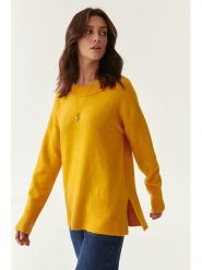 TATUUM Sweter w kolorze żółtym rozmiar: S. Żółte swetry Tatuum, s, bez wzorów, z wełny, bez ramiączek. Za 159.96 zł.